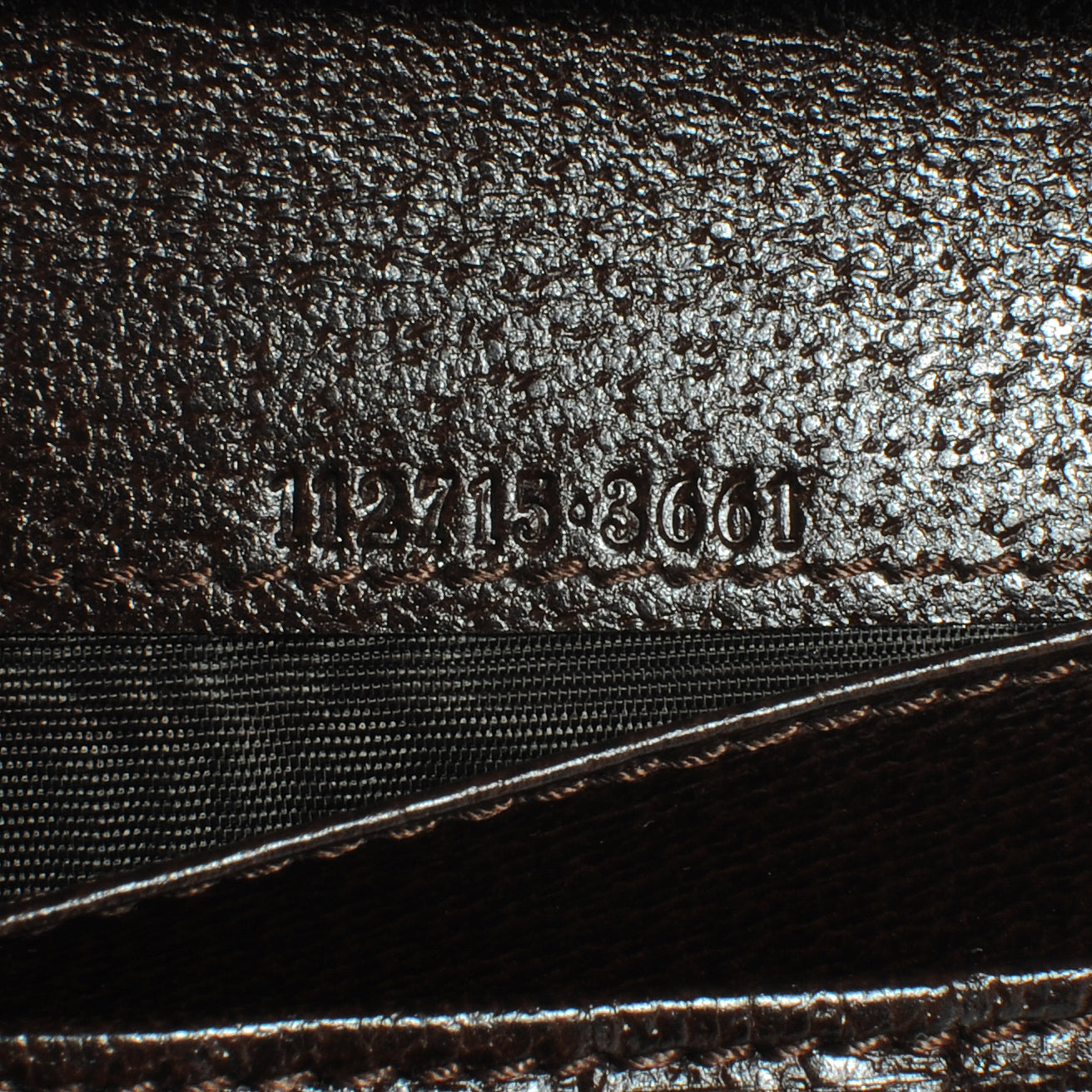 Monogram Metal Bar Continental Flap Wallet Beige Ebony Dark Brown