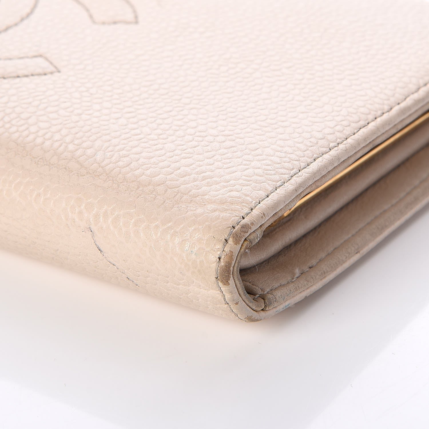 Chanel Caviar Timeless CC French Wallet White 10 of 14