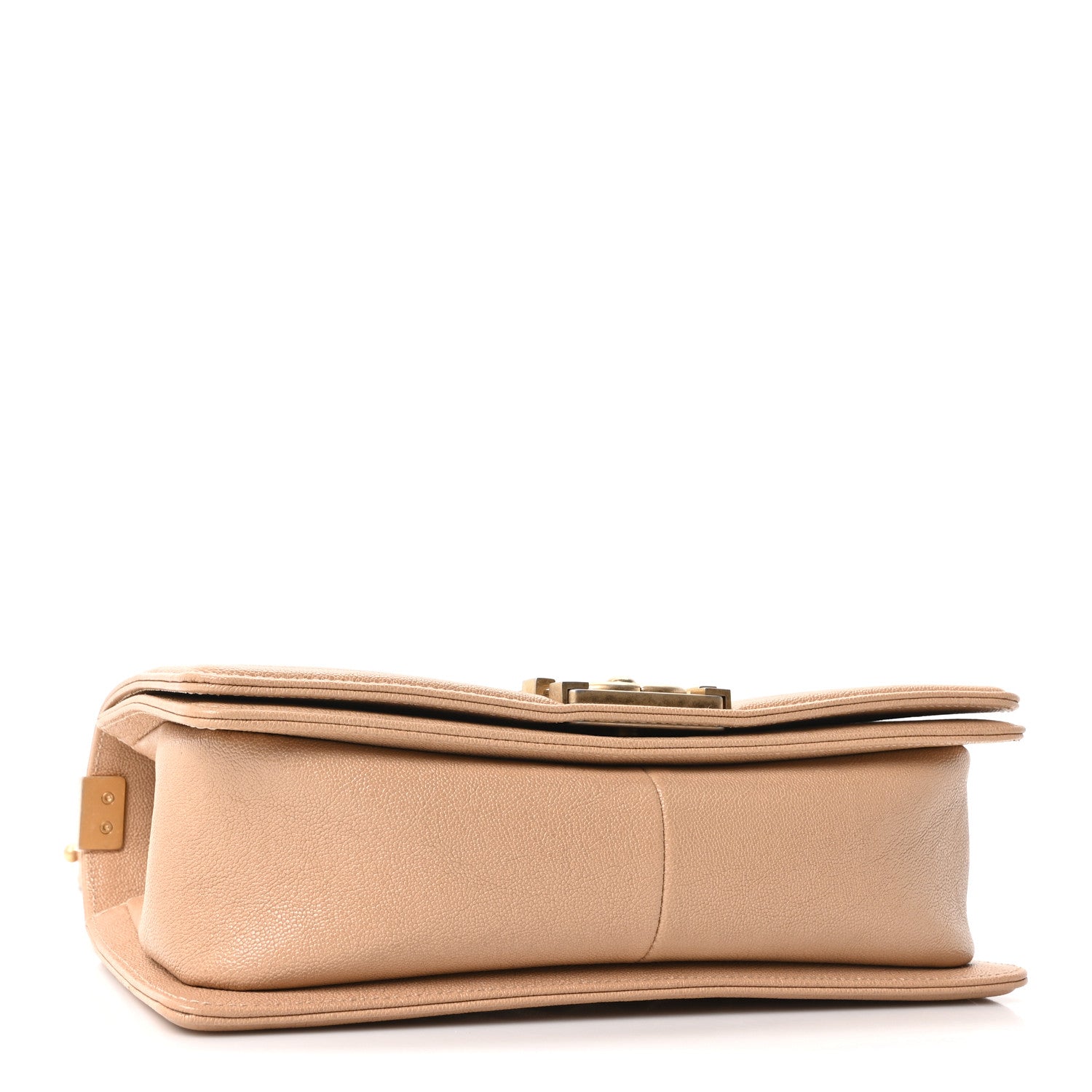 Chanel Caviar Quilted Medium Boy Flap Beige 4 of 11