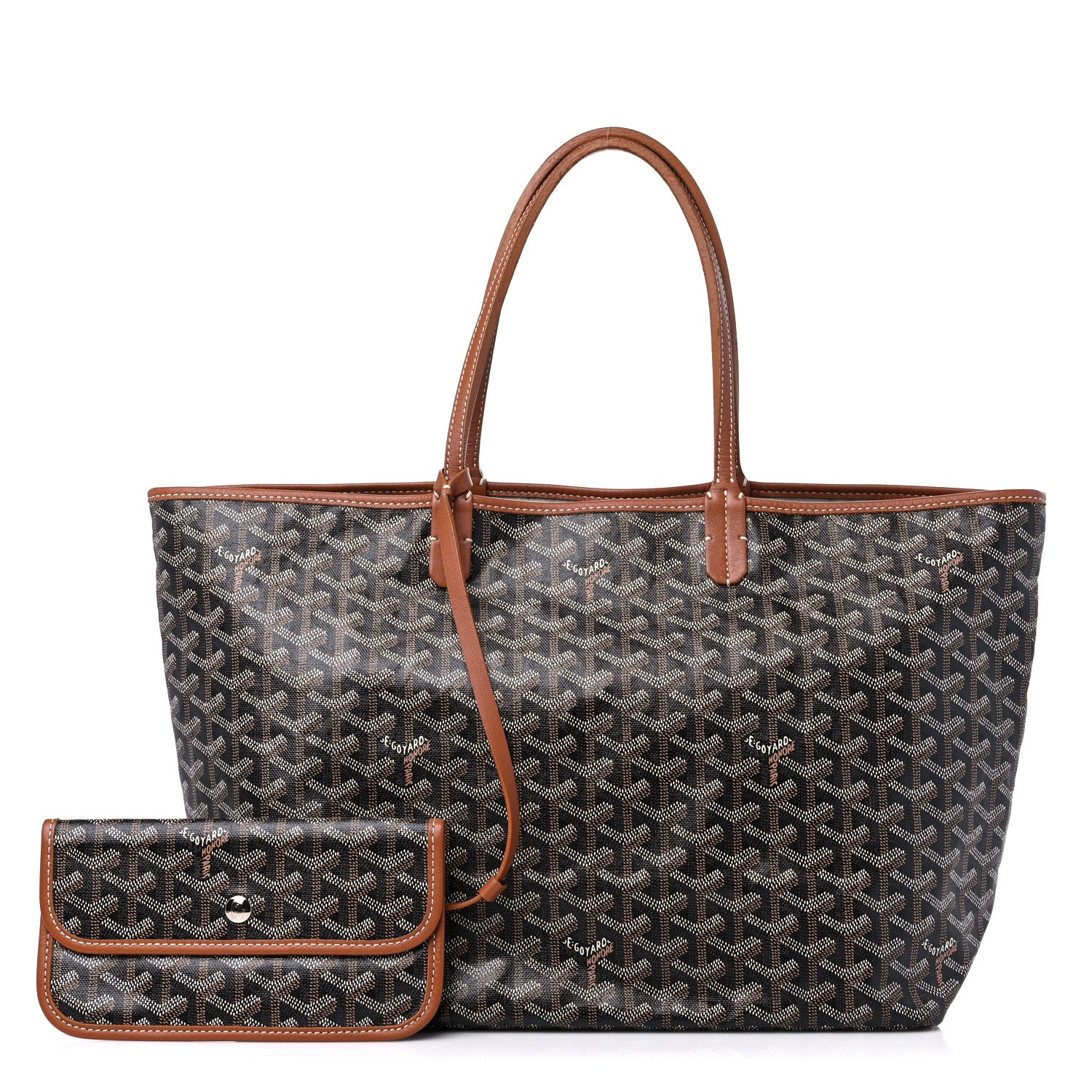Goyard Goyardine Saint Louis PM Black Gold 1 of 10