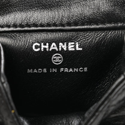 Chanel Calfskin Quilted 2.55 Ankle Wrist Bag Black 6 of 8