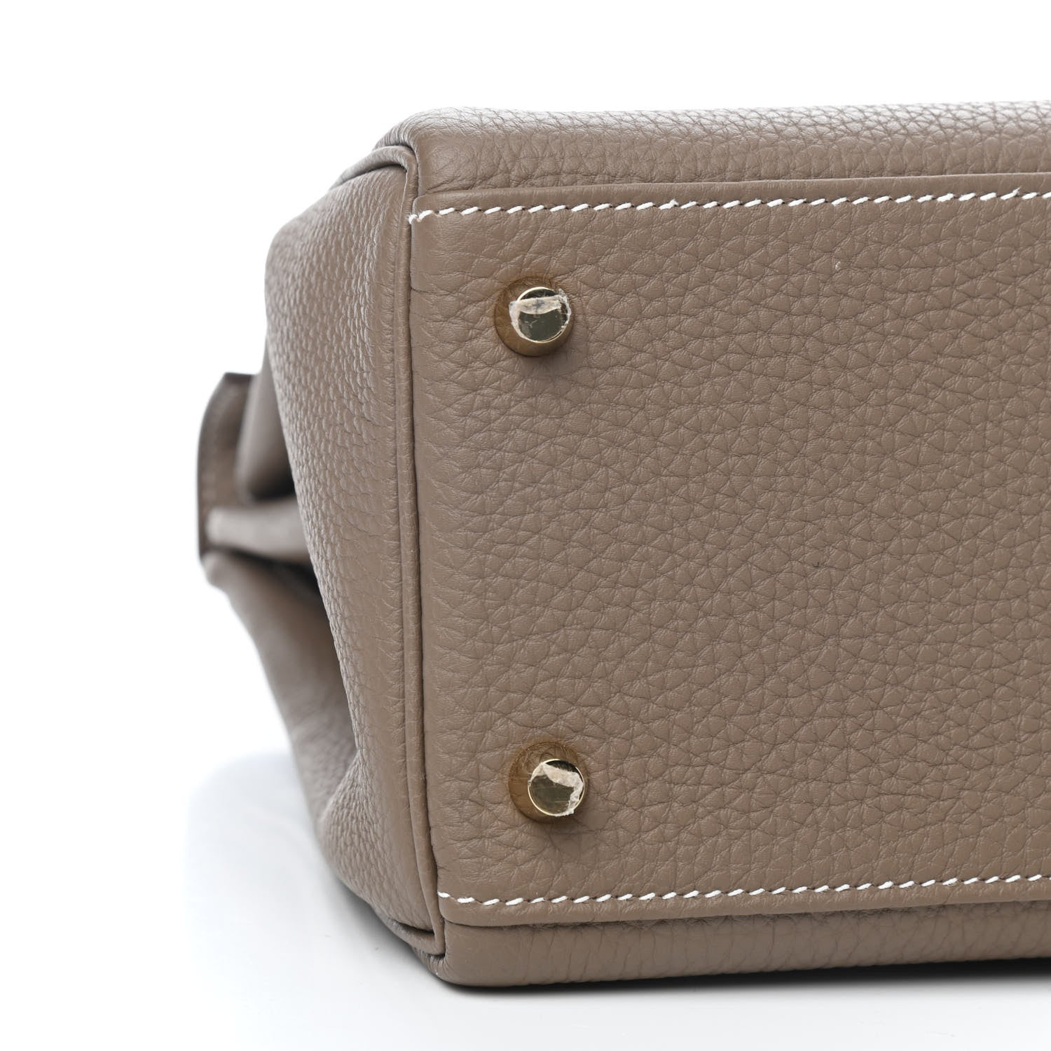 Hermes Togo Kelly Retourne 28 Etoupe 8 of 10