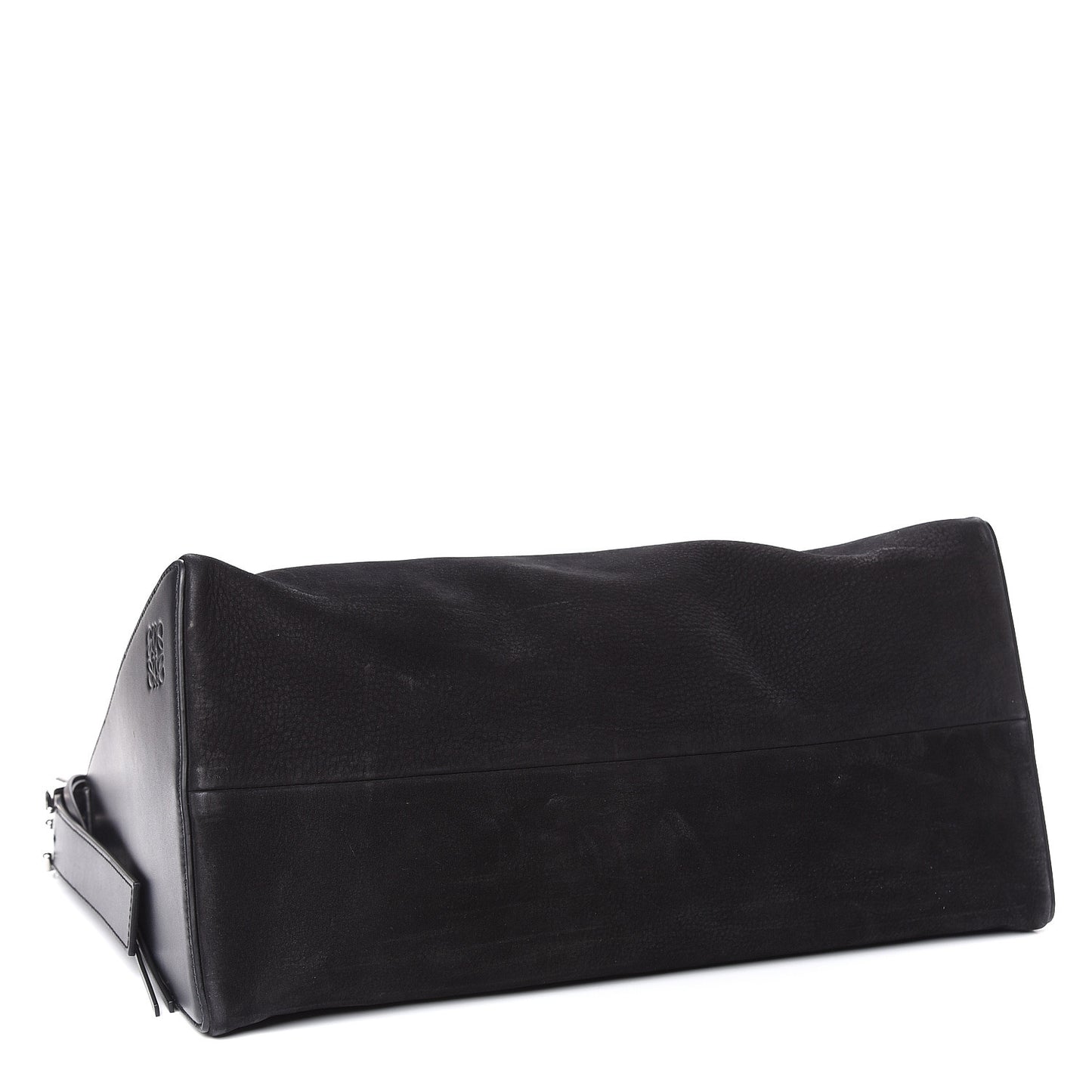 Nubuck Calfskin Berlingo Shoulder Bag Black