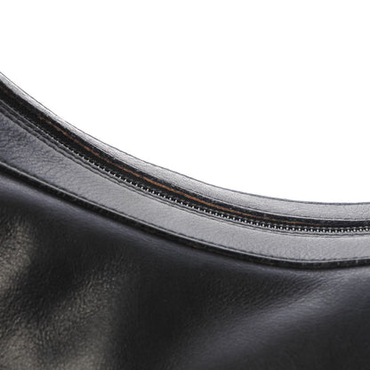 Gucci Calfskin Bamboo Shoulder Bag Black 9 of 9