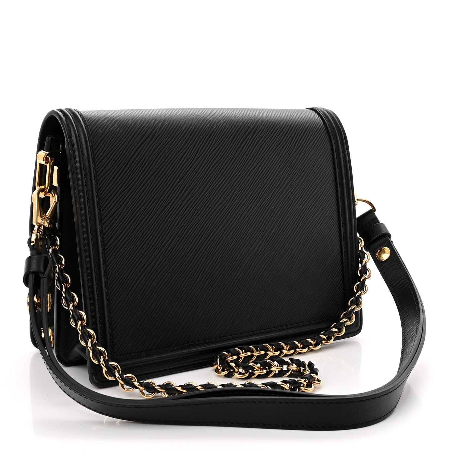 Louis Vuitton Epi Dauphine MM Black 3 of 9