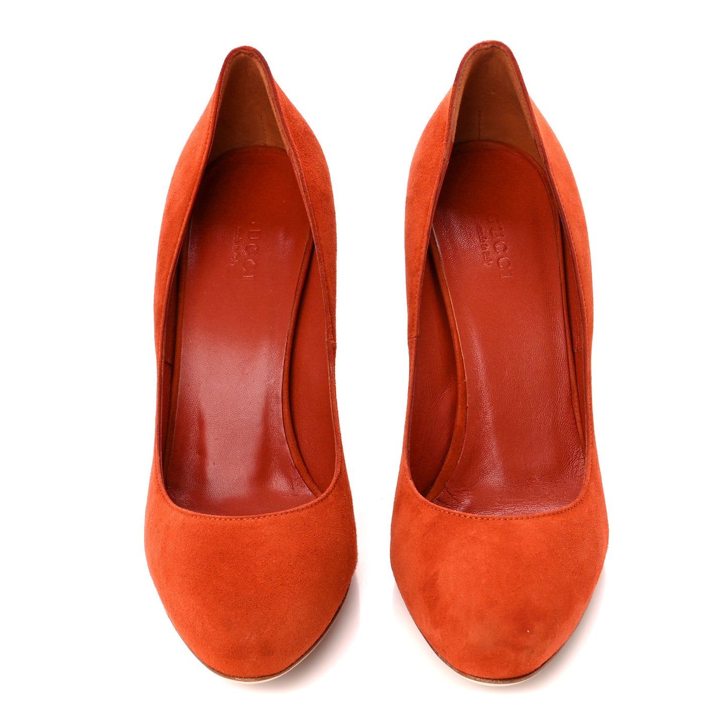 Kid Scamosciato Interlocking G Jennifer Pumps 38.5 New Rust