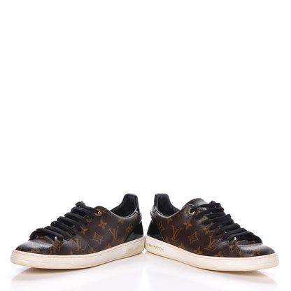 Louis Vuitton Patent Monogram Frontrow Sneakers 39 5 of 12