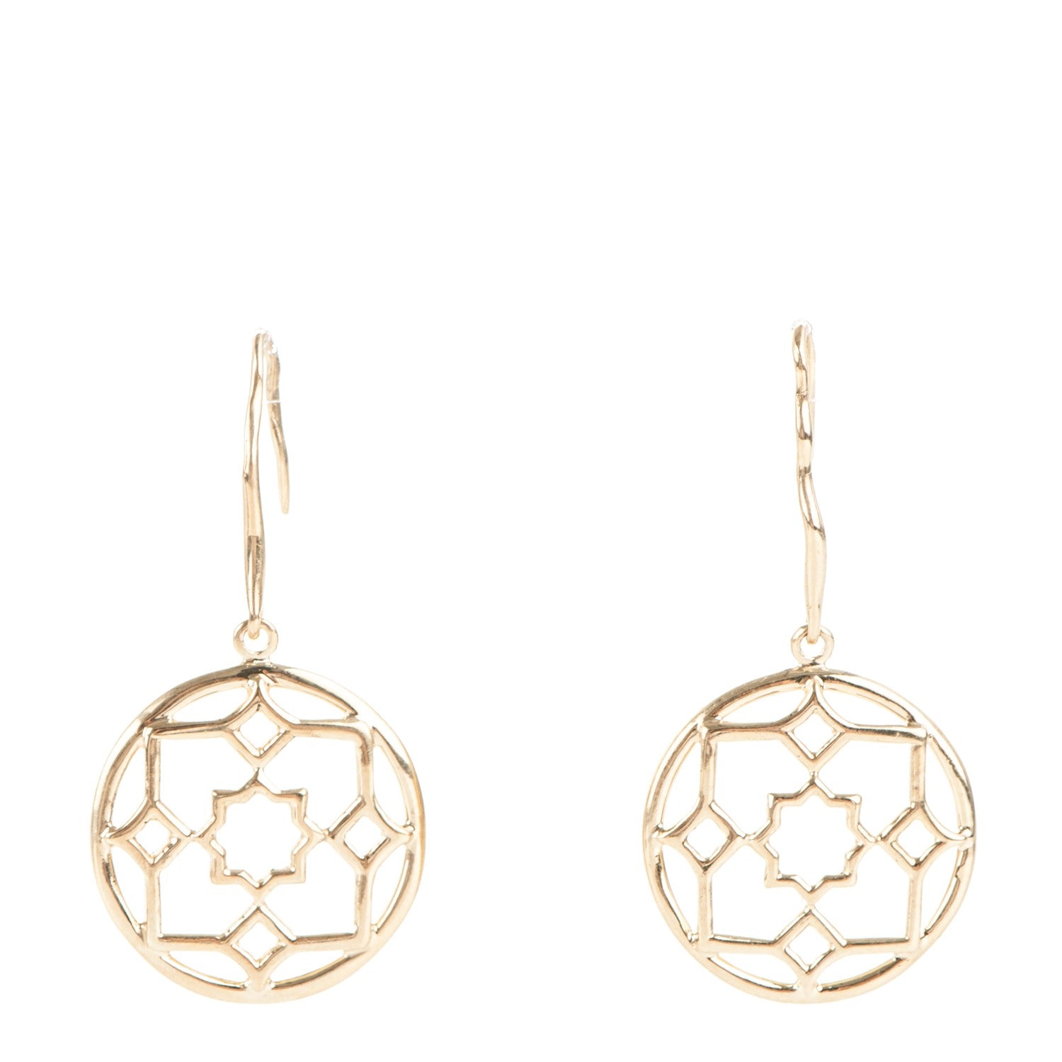 Tiffany 18K Yellow Gold Small Paloma Picasso Zellige Earrings 1 of 4