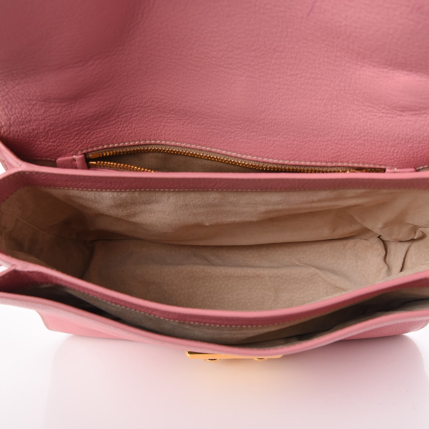 Goatskin Madras Shoulder Bag Rosa