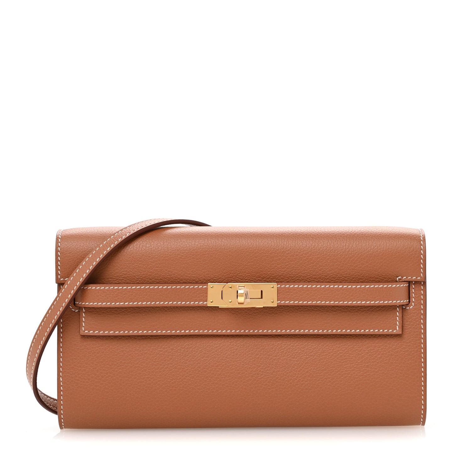 Evercolor Kelly Wallet To Go Gold