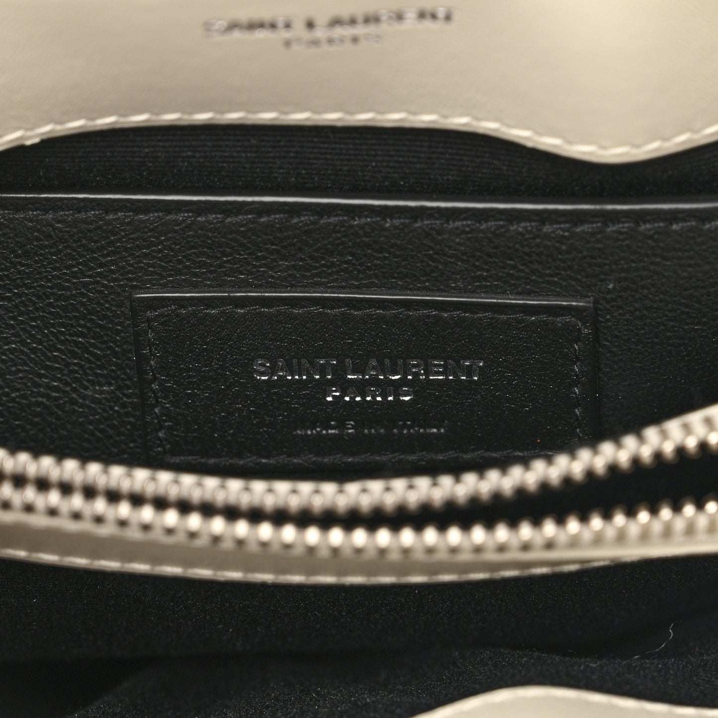 Calfskin Y Quilted Monogram Small Loulou Chain Satchel Crema Soft