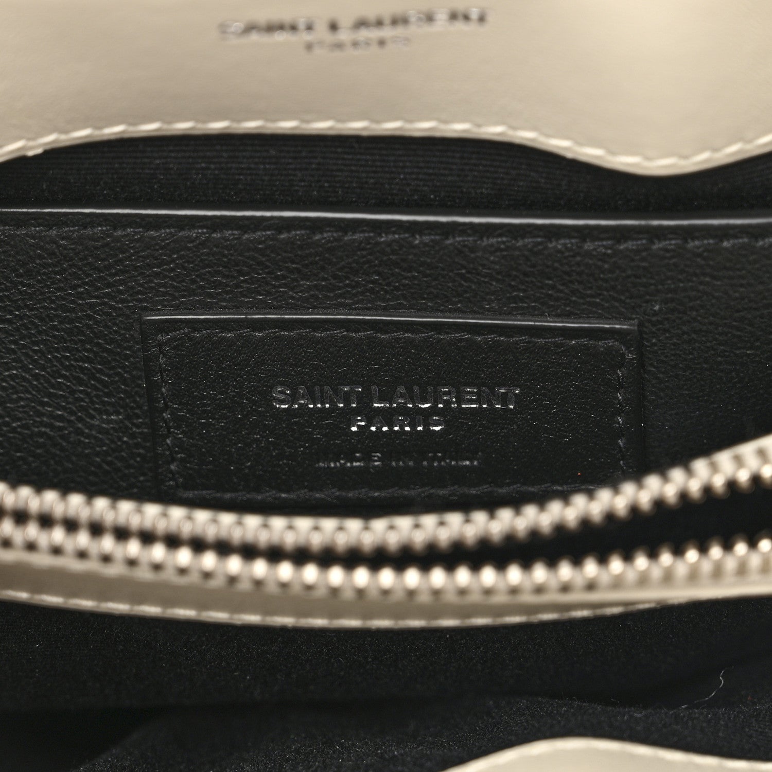 Saint Laurent Calfskin Y Quilted Monogram Small Loulou Chain Satchel Crema Soft 7 of 15