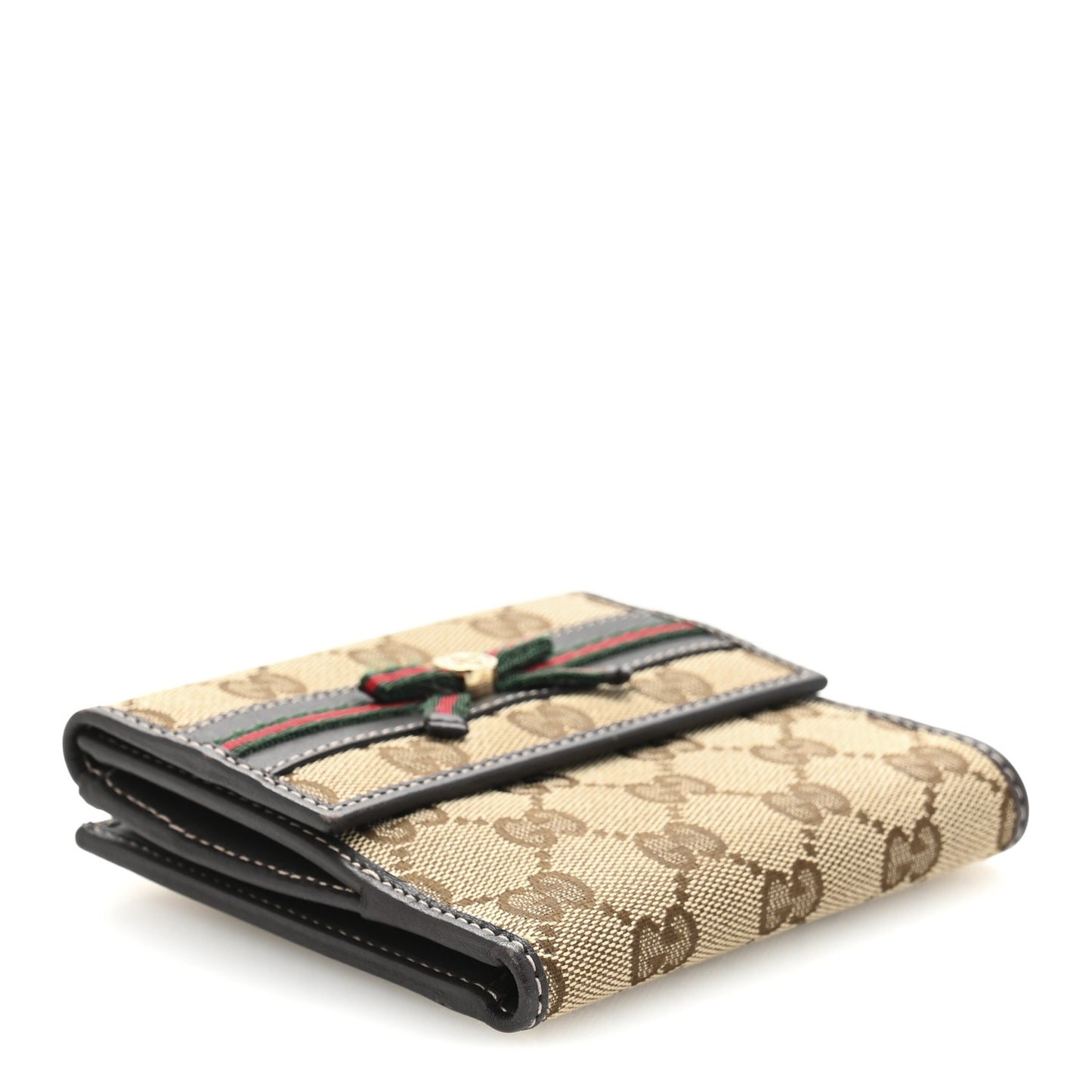 Monogram Princy Compact French Flap Wallet Brown