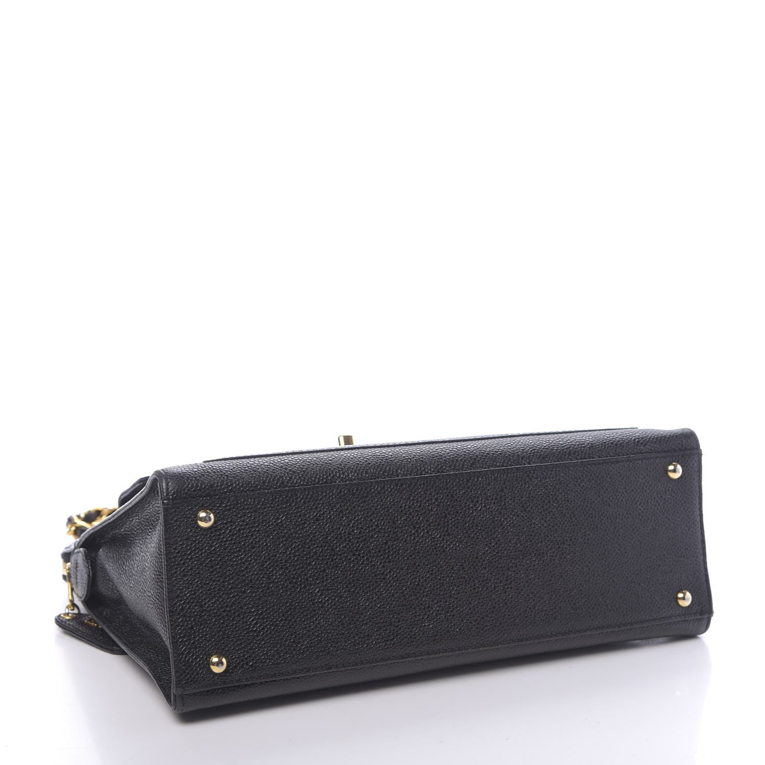 Chanel Caviar Flap Shoulder Bag Black 4 of 10