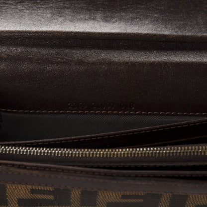 Fendi Zucca Continental Wallet Brown 13 of 13