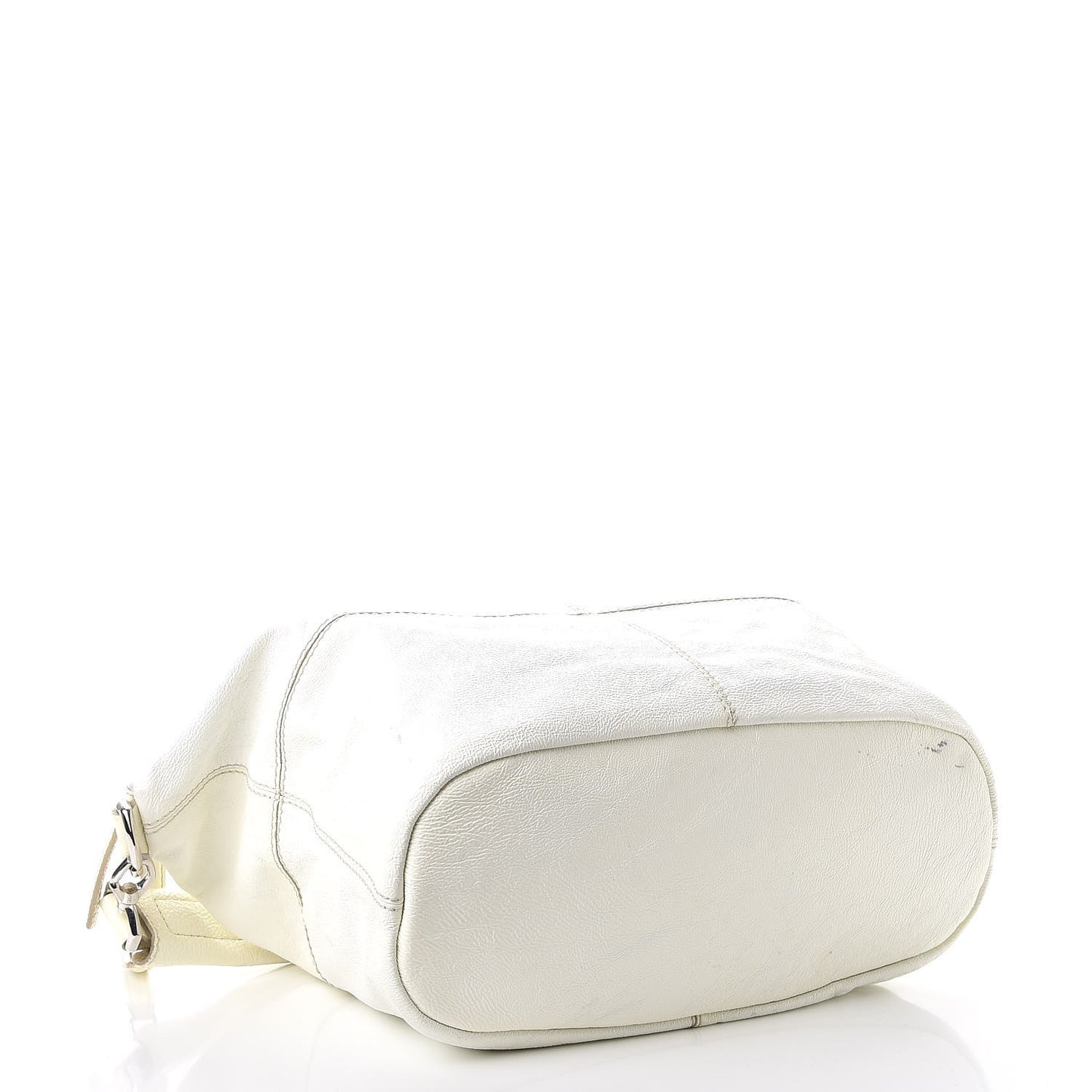 Sugar Goatskin Medium Nightingale Tote Bag Ivory