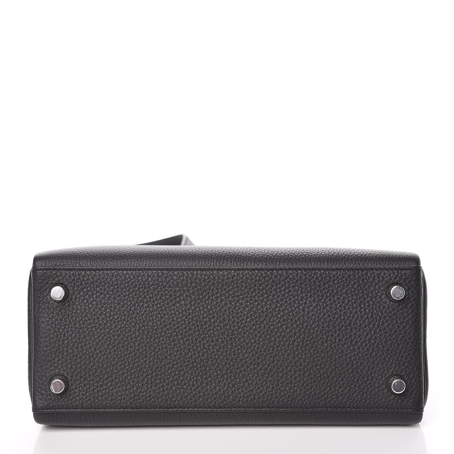 Togo Horseshoe Kelly Retourne 25 Black Magnolia