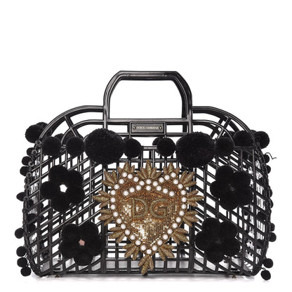 Dolce & Gabbana PVC Cage Market Tote Black 1 of 10