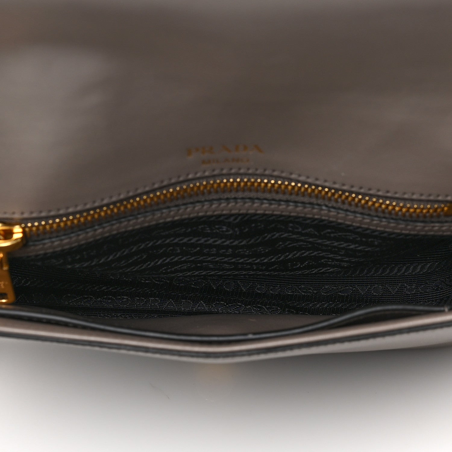 Prada Saffiano Flap Shoulder Bag Argilla 4 of 8