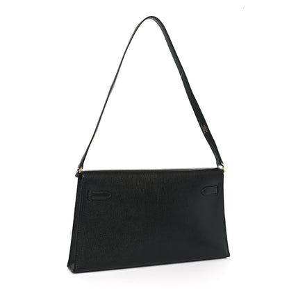 Hermes Chevre Chamkila Kelly Elan Black 3 of 9