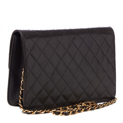 Chanel Lambskin Quilted Medium Single Flap Black 2 of 9