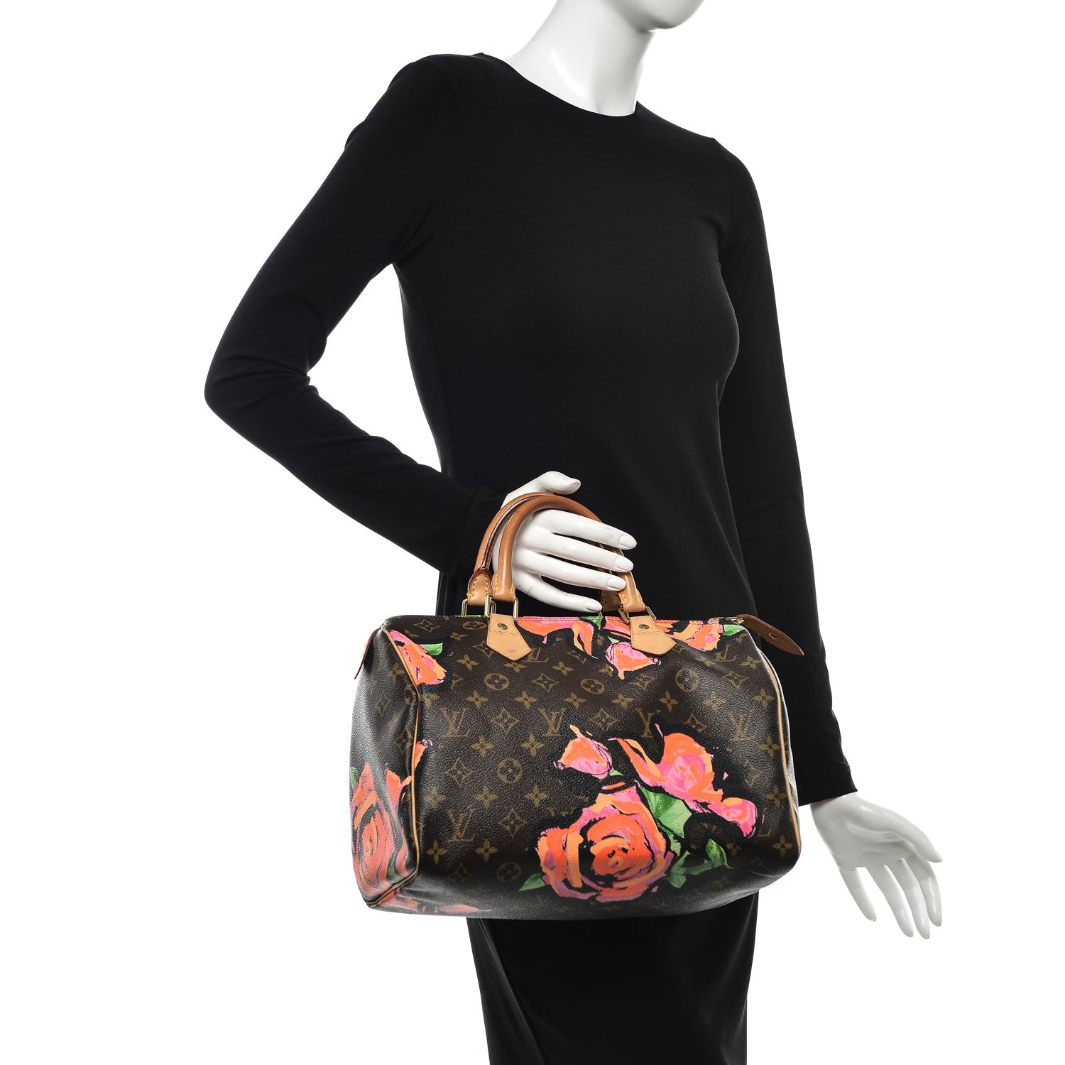 Louis Vuitton Monogram Roses Speedy 30 2 of 10