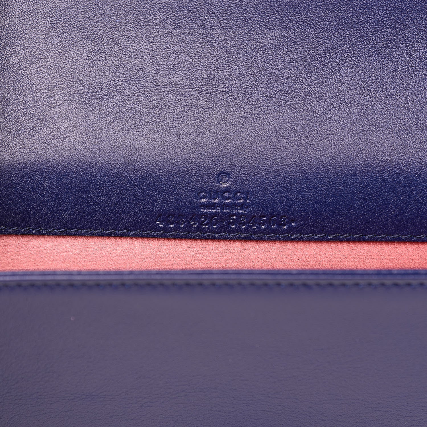 Gucci Velvet Matelasse GG Marmont Mini Bag Cobalt Blue 6 of 11