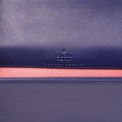 Gucci Velvet Matelasse GG Marmont Mini Bag Cobalt Blue 6 of 11