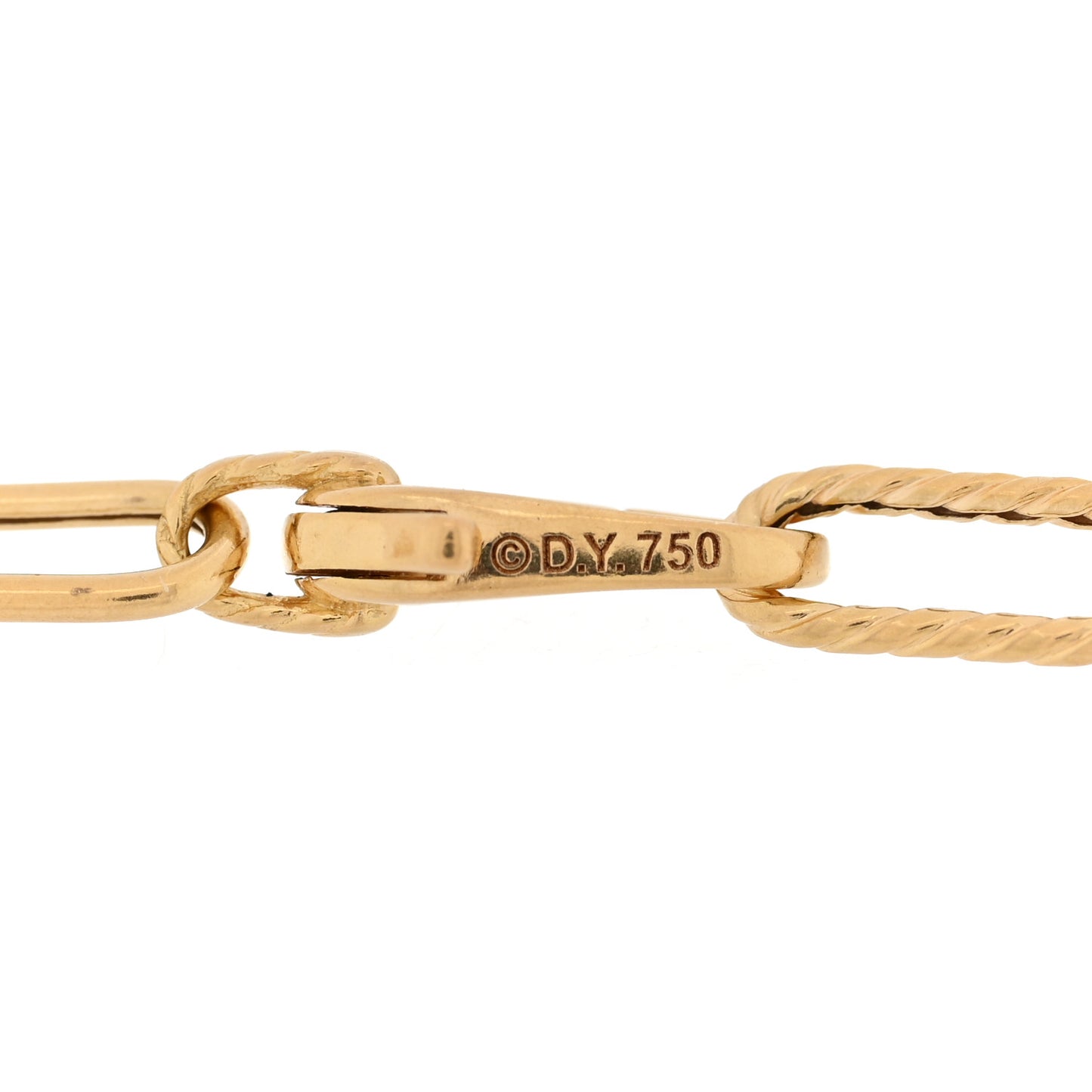 18K Yellow Gold 4mm Madison Classic Chain Bracelet