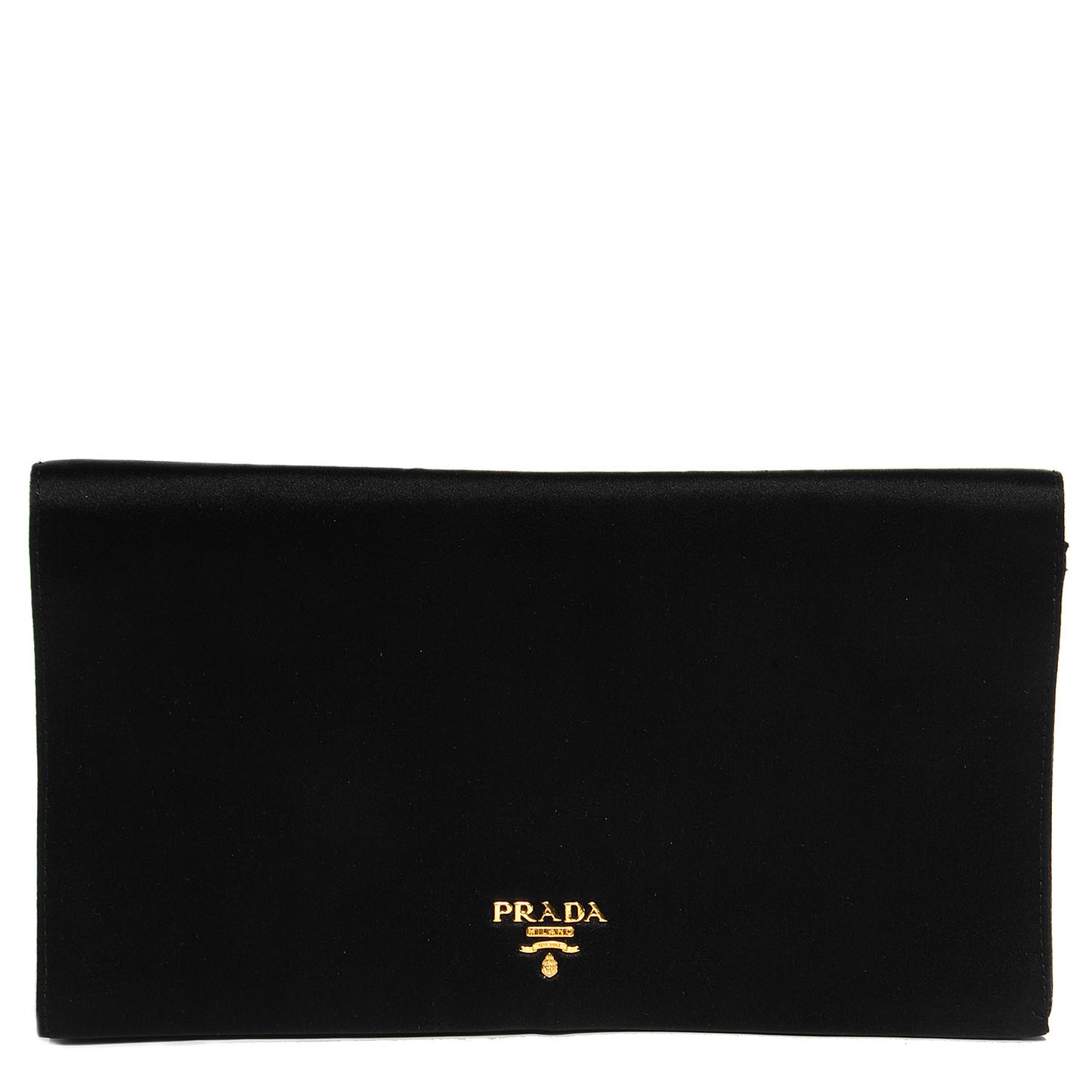 Satin Evening Clutch Black