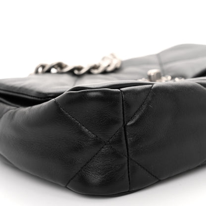 Chanel Lambskin Quilted Medium 19 Flap Black 9 of 11