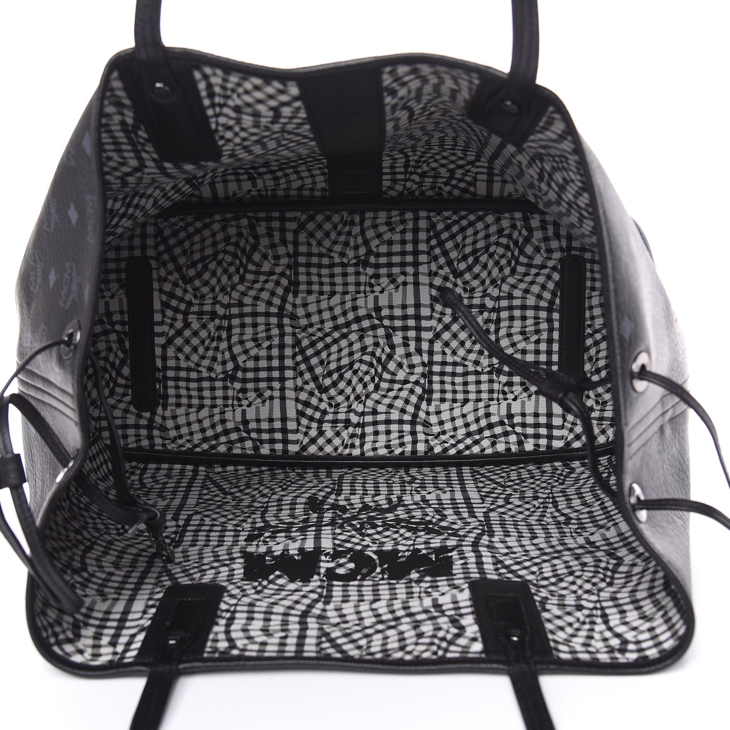 Visetos Large Liz Reversible Shopper Tote Black