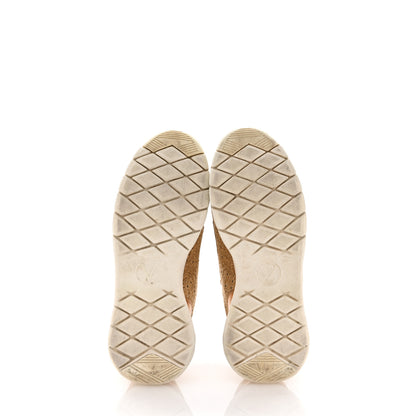 Louis Vuitton Technical Nylon Monogram Rubber Aftergame Sneakers 37.5 Gold 7 of 15