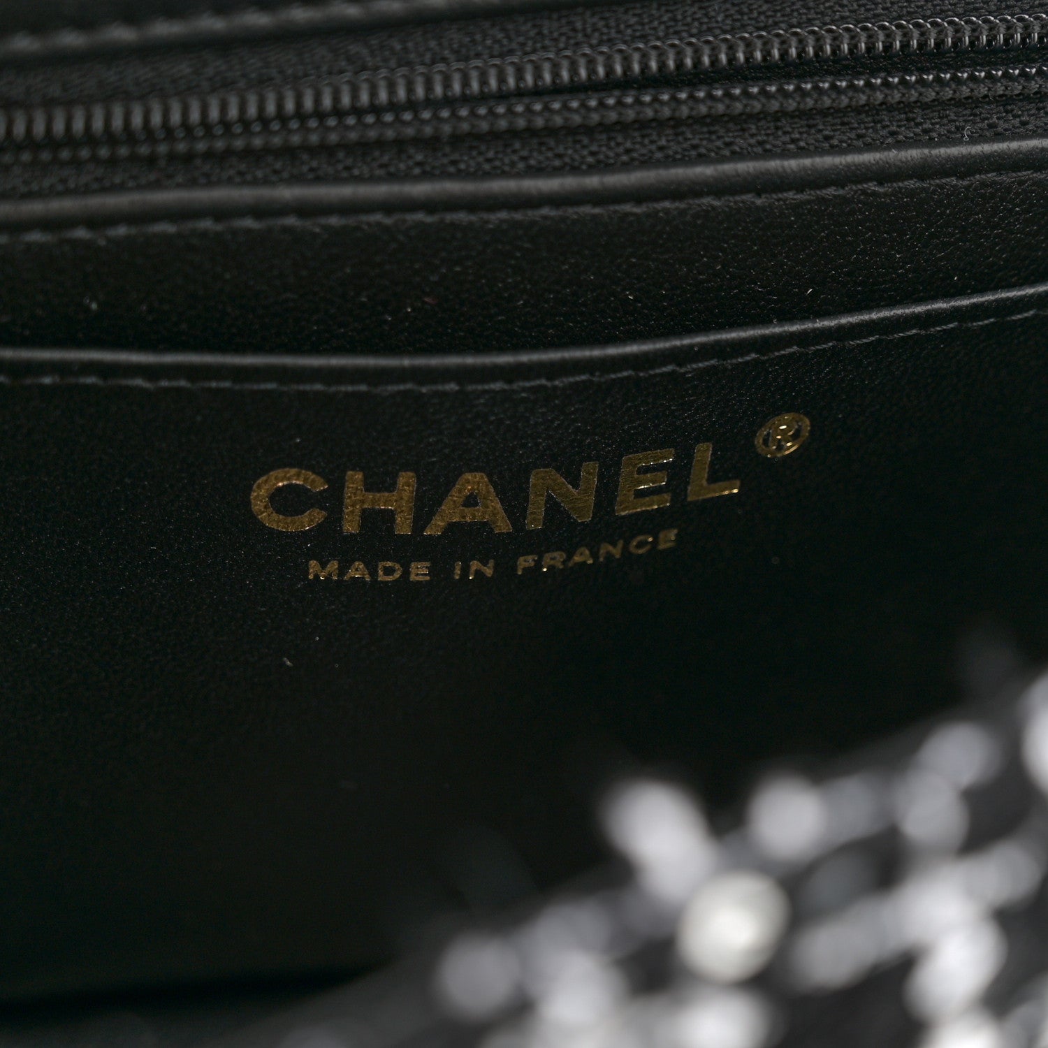 Chanel Tweed Quilted Mini Top Handle Rectangular Flap Black White 6 of 11
