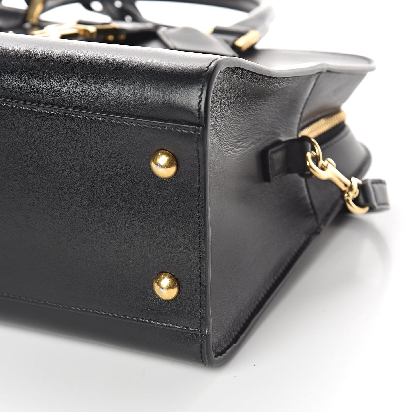 Smooth Calfskin Small Monogram Cabas Black