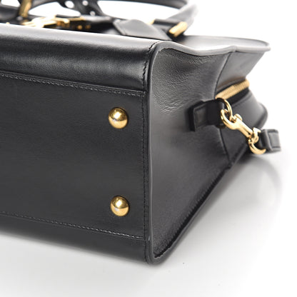 Saint Laurent Smooth Calfskin Small Monogram Cabas Black 8 of 8