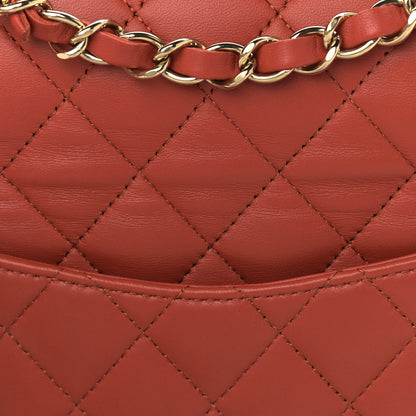 Chanel Lambskin Quilted Small Double Flap Brown 10 of 10