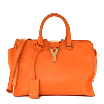 Saint Laurent Calfskin Small Classic Y Cabas Mandarine 1 of 12