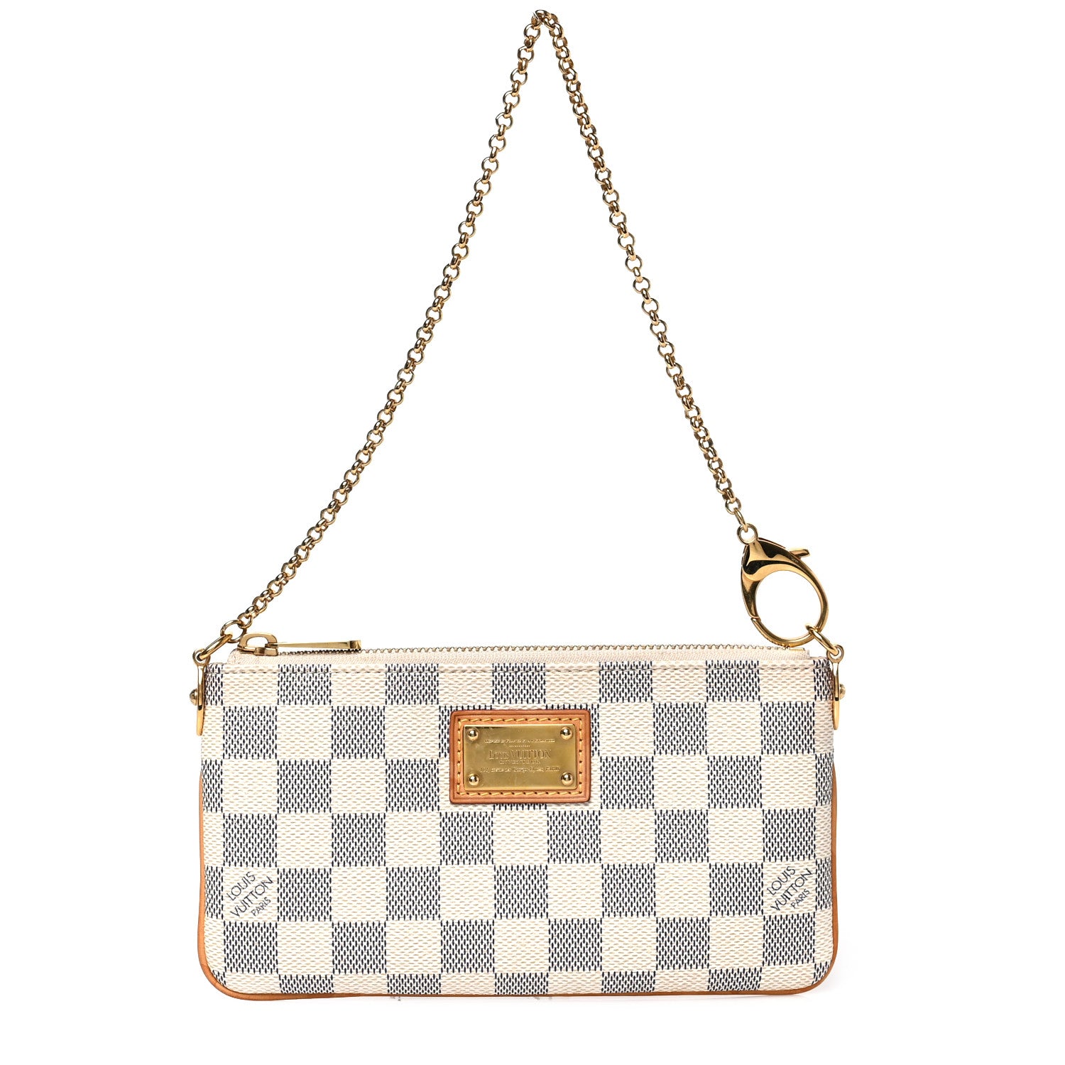 Louis Vuitton Damier Azur Pochette Milla MM 1 of 8