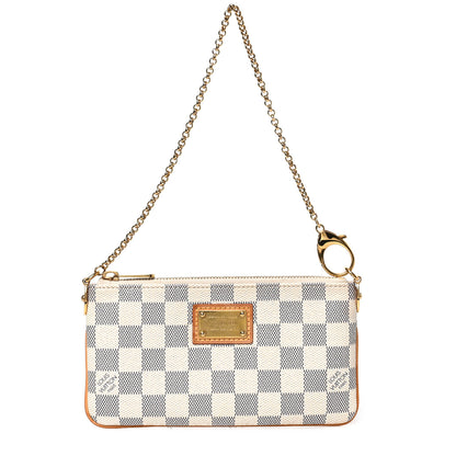 Louis Vuitton Damier Azur Pochette Milla MM 1 of 8