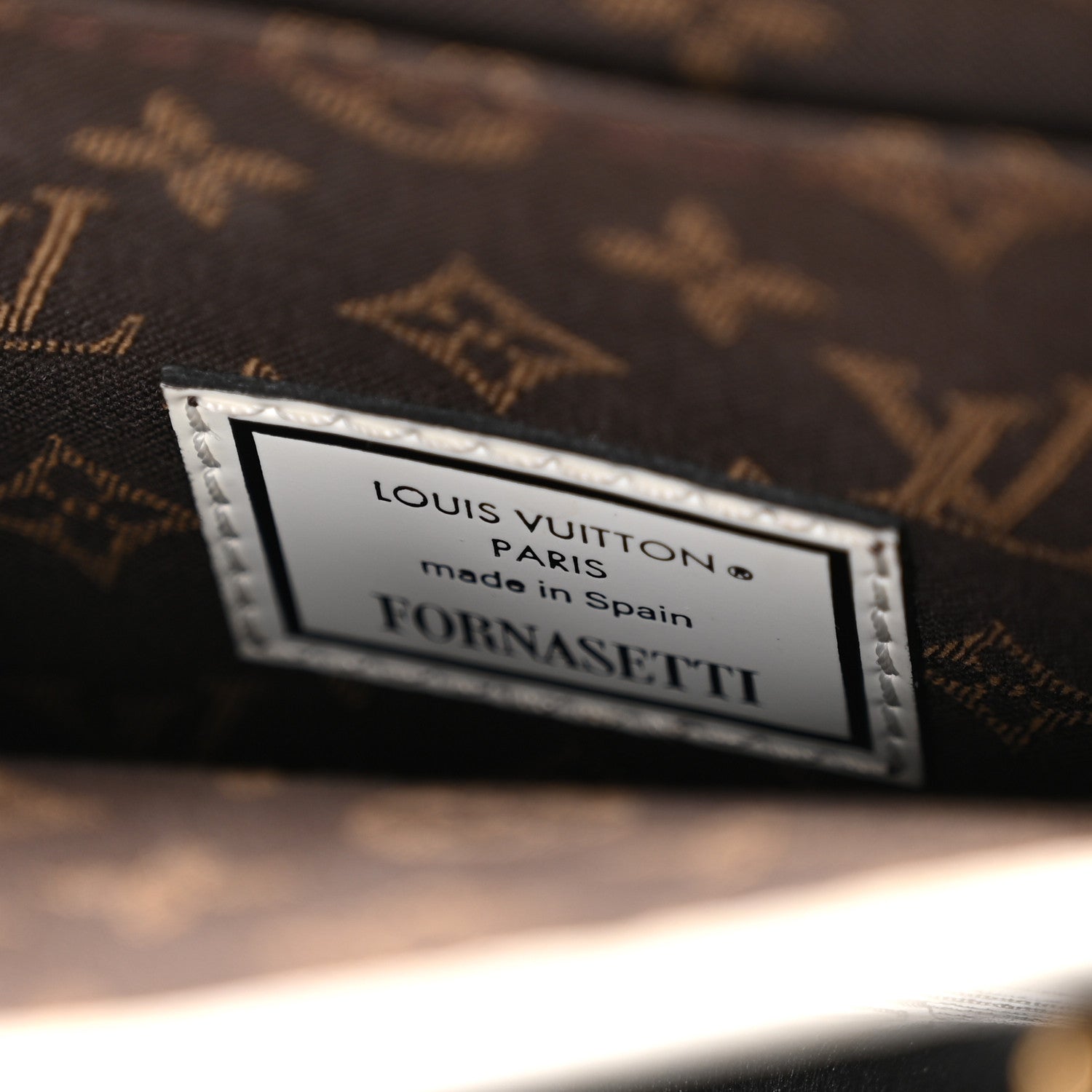 Louis Vuitton X FORNASETTI Calfskin Architettura Petit Sac Plat Black White 6 of 9