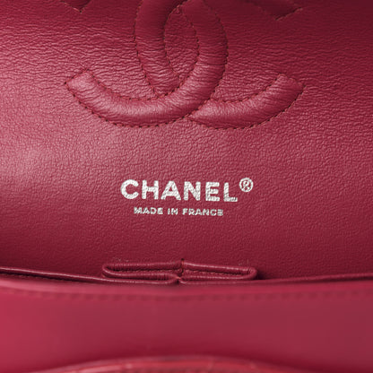 Chanel Patent Quilted Medium Double Flap Fuchsia 6 of 13