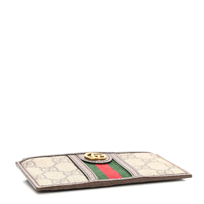 Gucci GG Supreme Monogram Web Ophidia Coin Case Brown 4 of 7