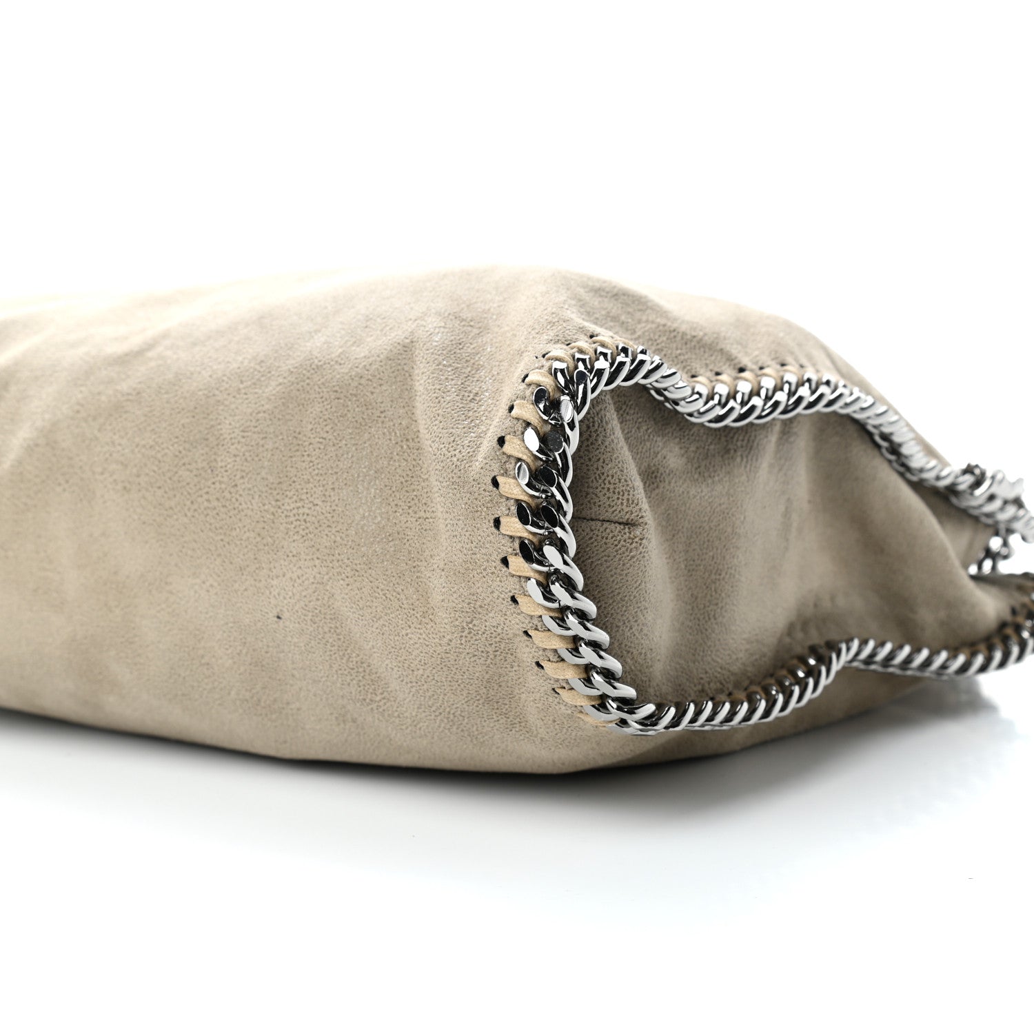Stella McCartney Shaggy Deer Falabella Fold Over Tote Taupe 9 of 9