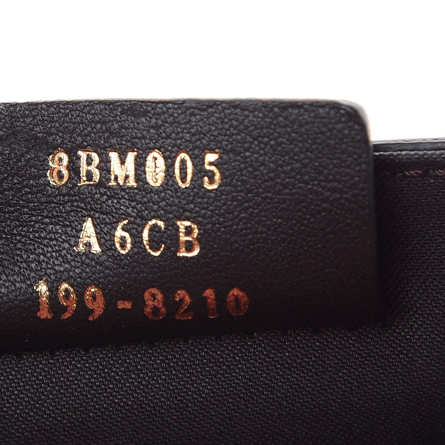 Fendi Vitello Cruise F is Fendi Bi-Color FF 1974 Embossed Envelope Belt Bag Maya Black Fragola 8 of 11