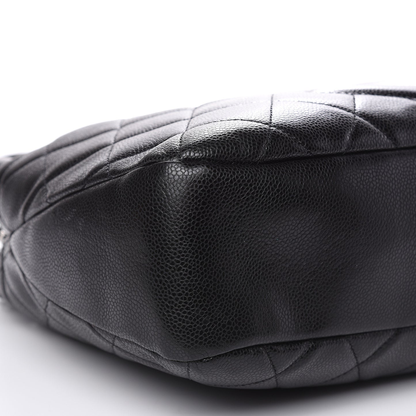 Caviar Quilted Timeless CC Soft Tote Black