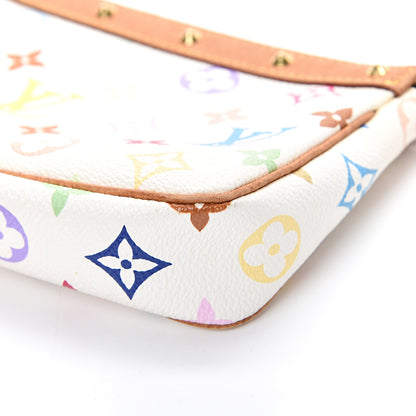 Louis Vuitton Monogram Multicolor Pochette Accessories White 9 of 14