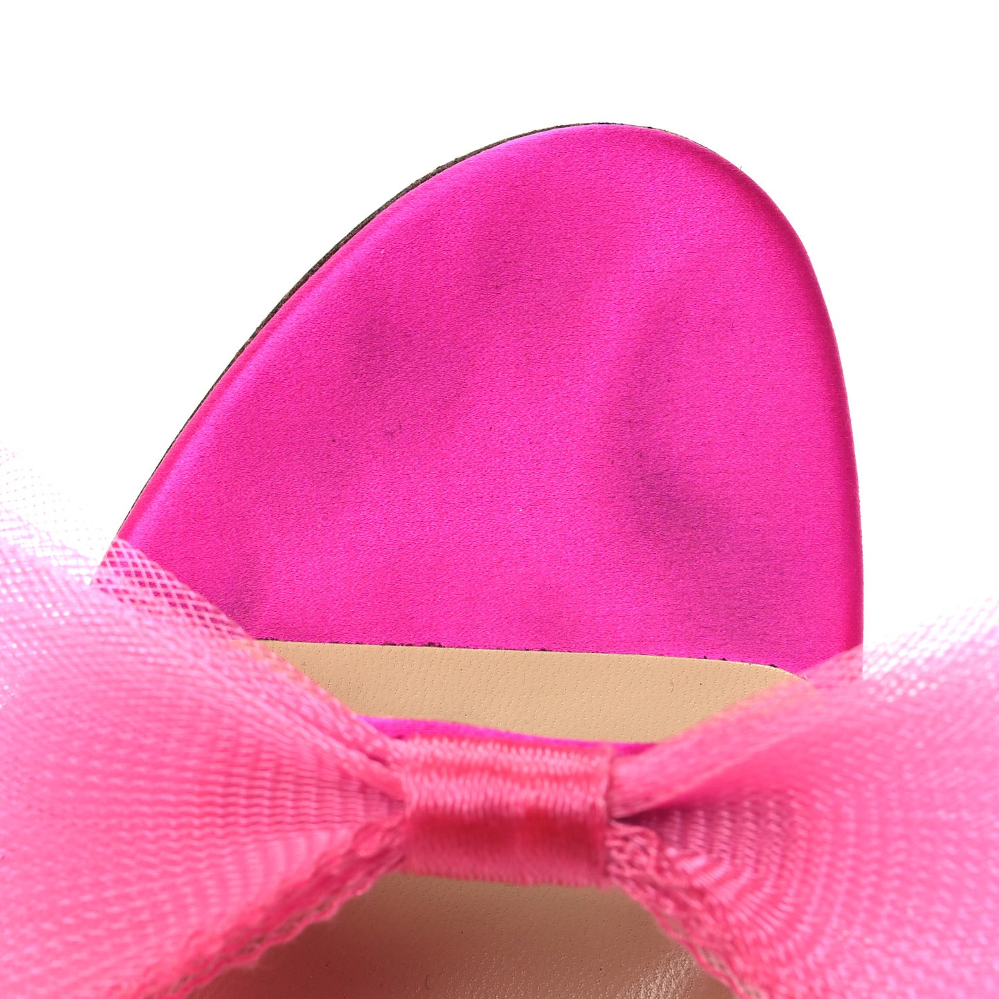 Grosgrain Asymmetric Mesh Fascinator Aveline 100 Bow Sandals 42 Pink