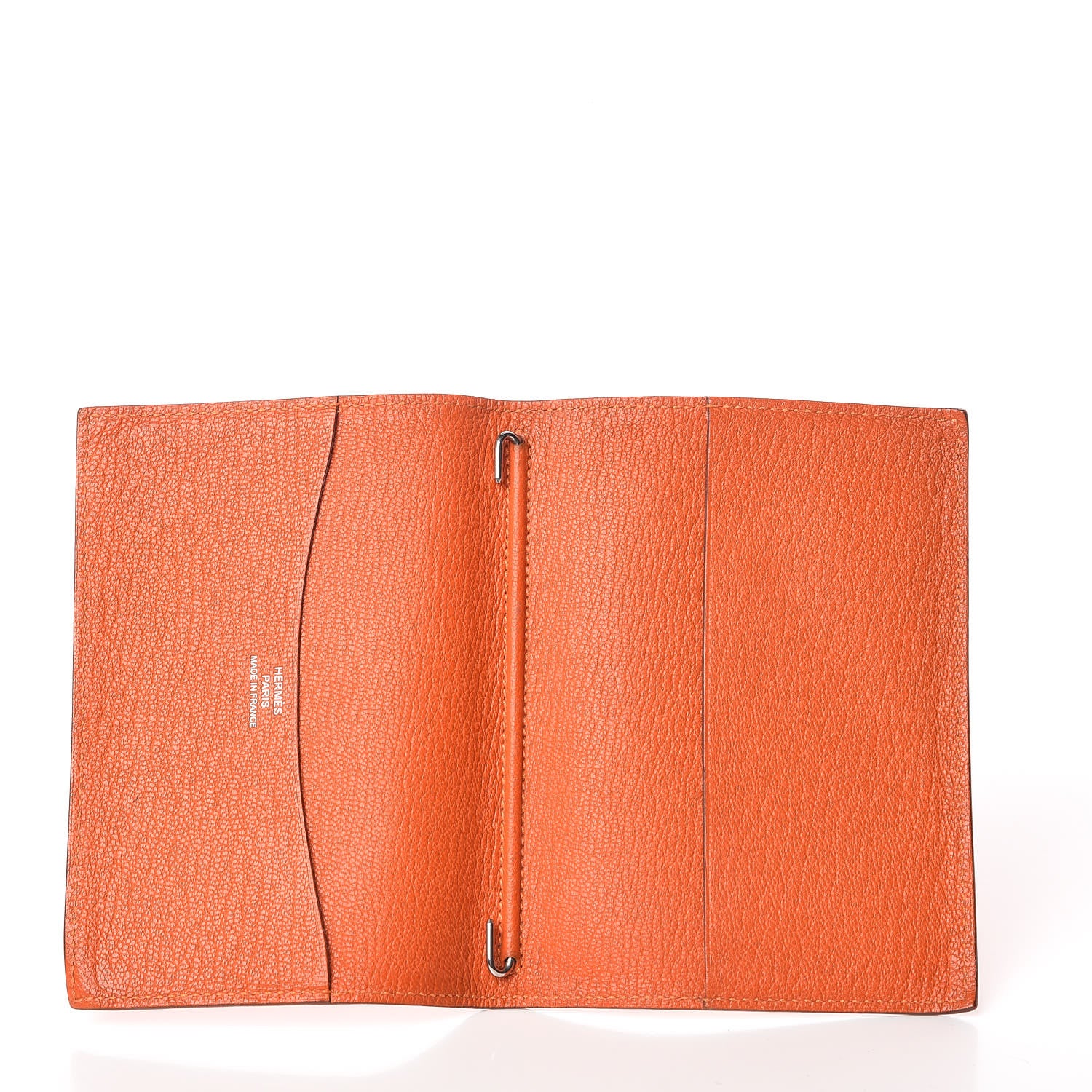 Hermes Chevre Mysore Grand Modele Agenda Cover Orange 5 of 11