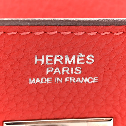Hermes Togo Birkin 30 Rouge Pivoine 6 of 12